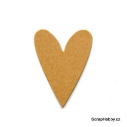 Srdíčka recyklovaná - B - 50 ks