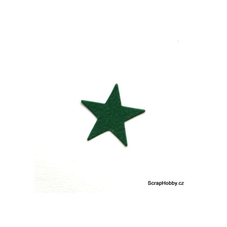 Hvězdičky - 2,5 cm - 50 ks - zelené