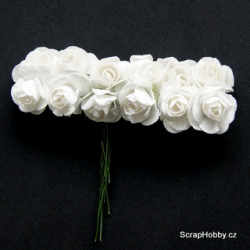 Kytičky bílé - sada 12 ks.