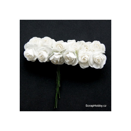 Kytičky bílé - sada 12 ks.