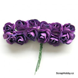 Kytičky fialové - sada 12 ks.