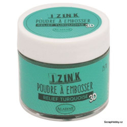 Embosovací prášek - tyrkysový