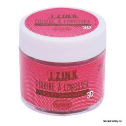 Embosovací prášek - tmavě růžová