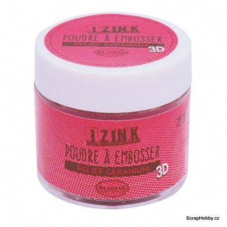 Embosovací prášek - tmavě růžová