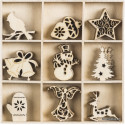 Vánoční motivy - 45ks