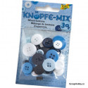 Knoflíčky - mix - 30 g - Modré