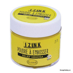 Embosovací prášek - žlutý