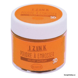 Embosovací prášek - oranžový