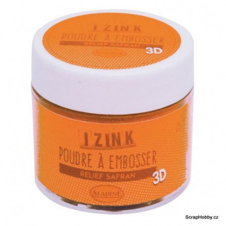 Embosovací prášek - oranžový
