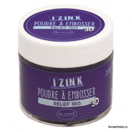 Embosovací prášek - modrý