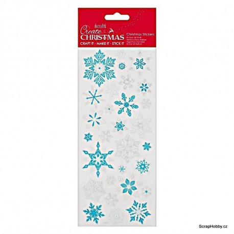 Sada samolepek - Sněhové vločky