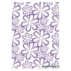 Květiny retro - Embosovací kapsa