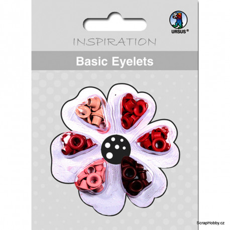 Průchodky červené - 60 ks