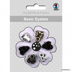 Průchodky bílo-černé - 60 ks