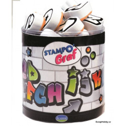 Graffiti abeceda - Razítka - 31 ks