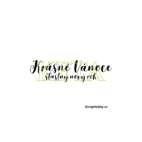 Krásné Vánoce, šťastný nový rok