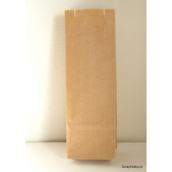 Papírový sáček recyklovaný s plochým dnem