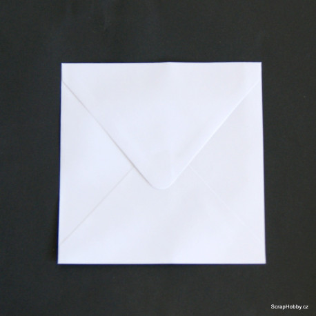 Obálky bílé čtvercové