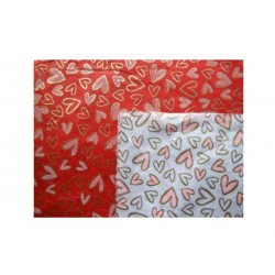 Scrapbooking - Morušový papír - se srdíčky