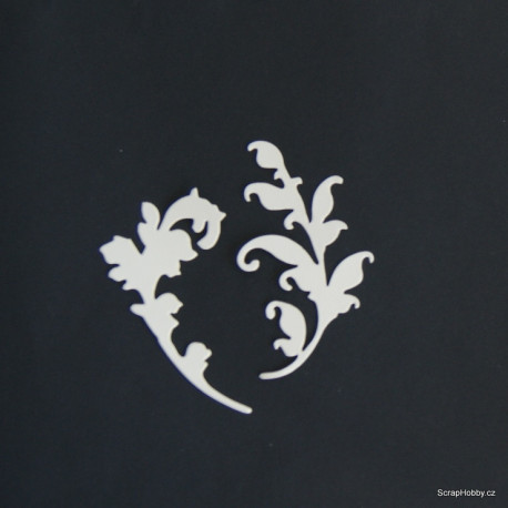 Větvičky romantické - bílé