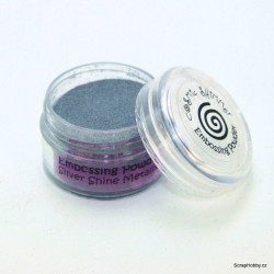 Prášek na embosing - Cosmic Shimmer metalický - Silver Shine