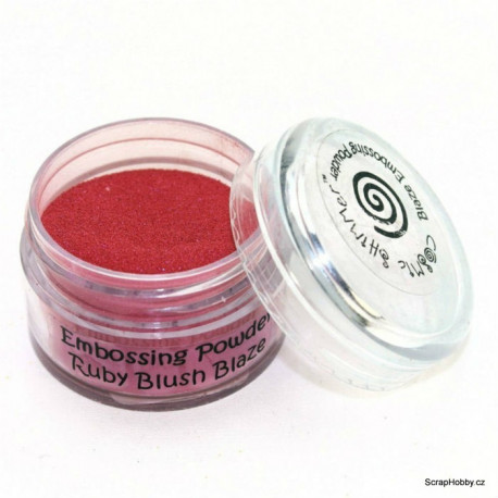 Prášek na embosing - Cosmic Shimmer zářivý - Ruby Blush
