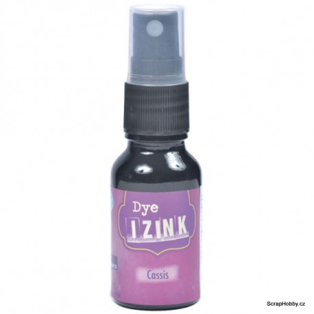 Inkoust ve spreji IZINK DYE - cassis, černý rybíz - fialová