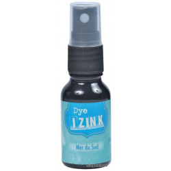 Inkoust ve spreji IZINK DYE - mer du sud, azurová