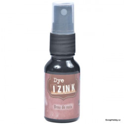 Inkoust ve spreji IZINK DYE - broux de noix, kaštanová hnědá