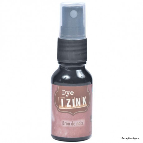 Inkoust ve spreji IZINK DYE - broux de noix, kaštanová hnědá