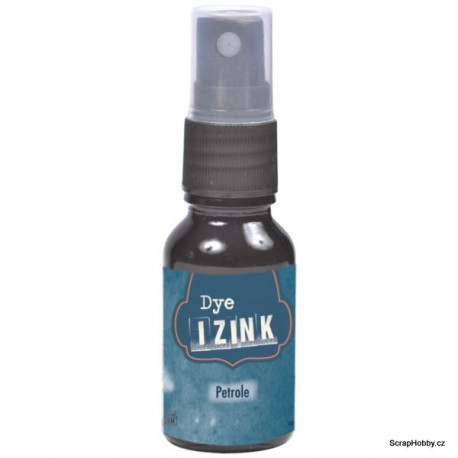 Inkoust ve spreji IZINK DYE, petrole, petrolejová modrá