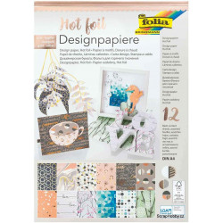 Designové papíry - blok - HOT FOIL 2.