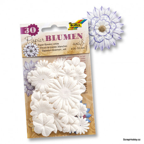 Kytičky bílé - 30 ks.