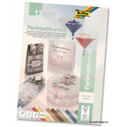 Sada perleťových papírů - 13 ks