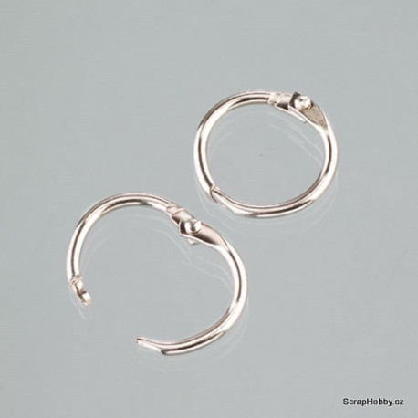 Knihařské kroužky 20/25mm - 4 ks